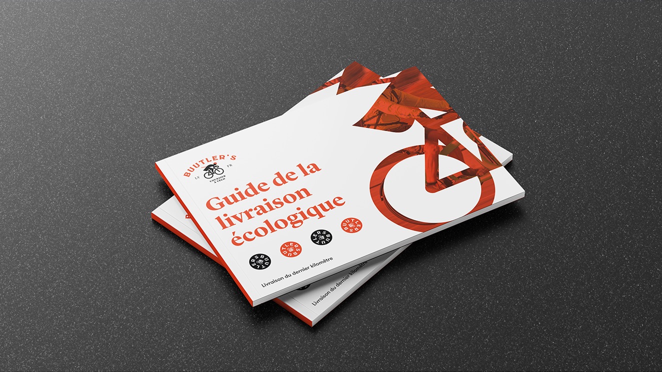 Supports Print à Lyon — Cartes, plaquettes, brochures, packaging 6 Brochure imprimée — Guide design réalisé par Reda Ouzineb pour un client à Lyon
