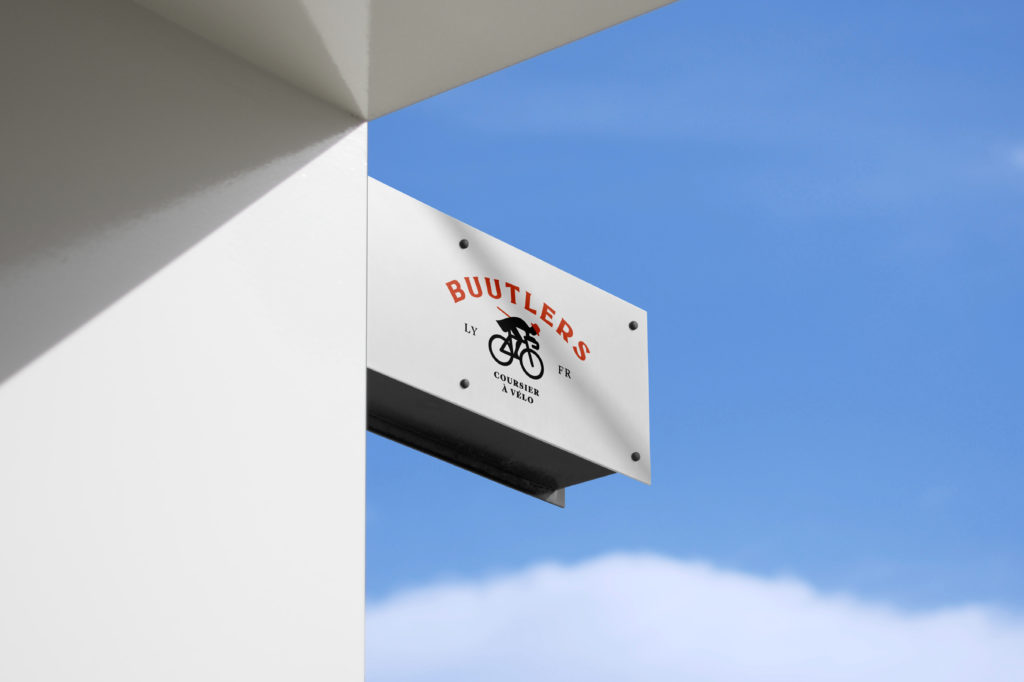 Signalétique Buutlers sur façade
