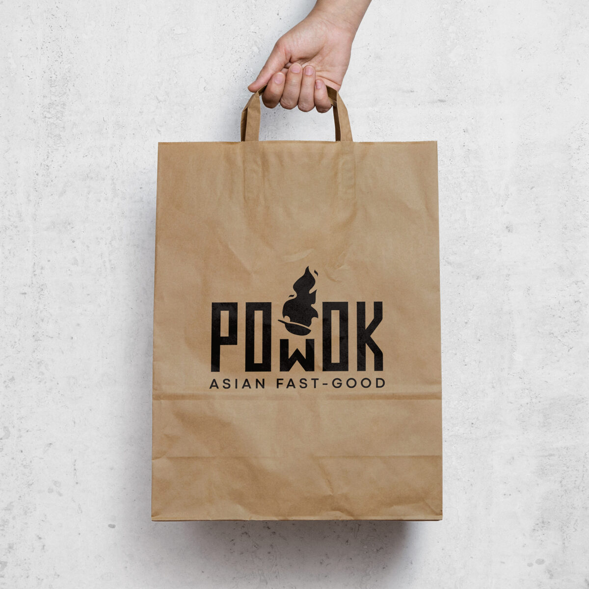 Packaging à emporter du restaurant Powok