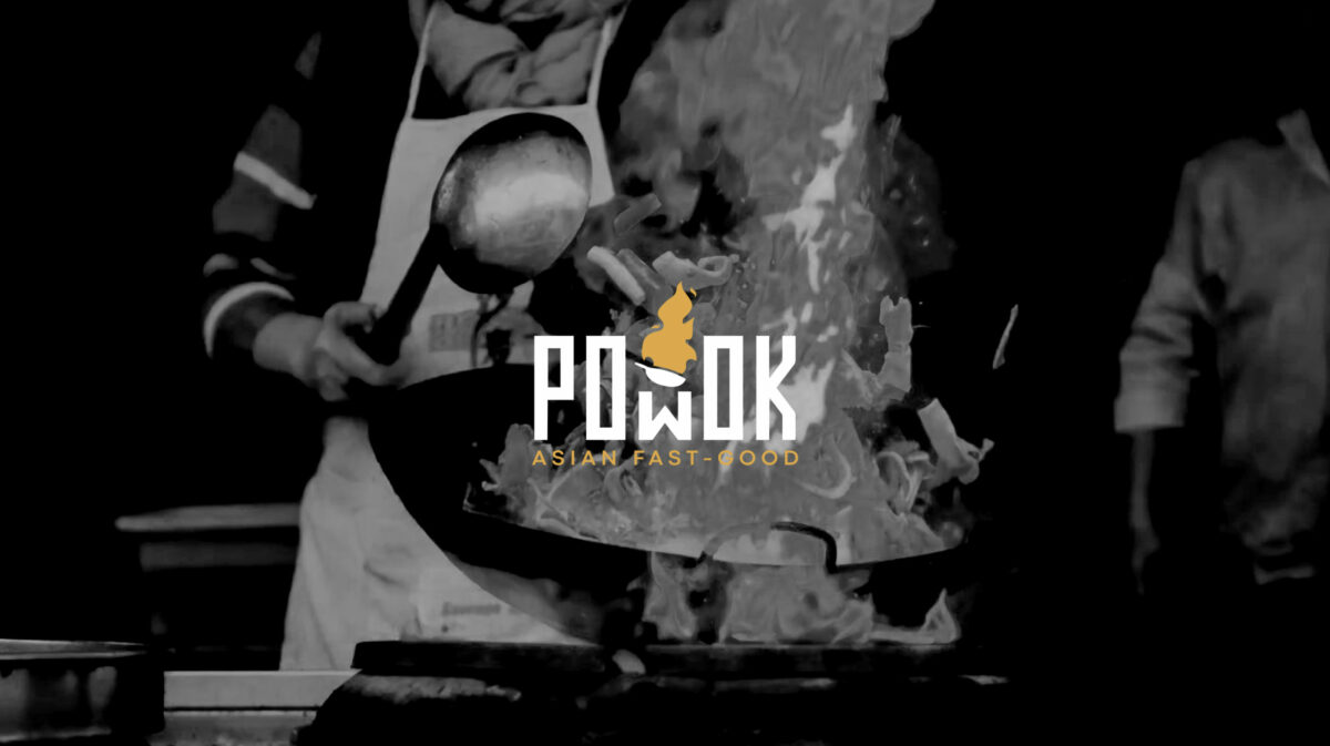 Identité de marque du restaurant Powok par Reda Ouzineb, graphiste à Lyon