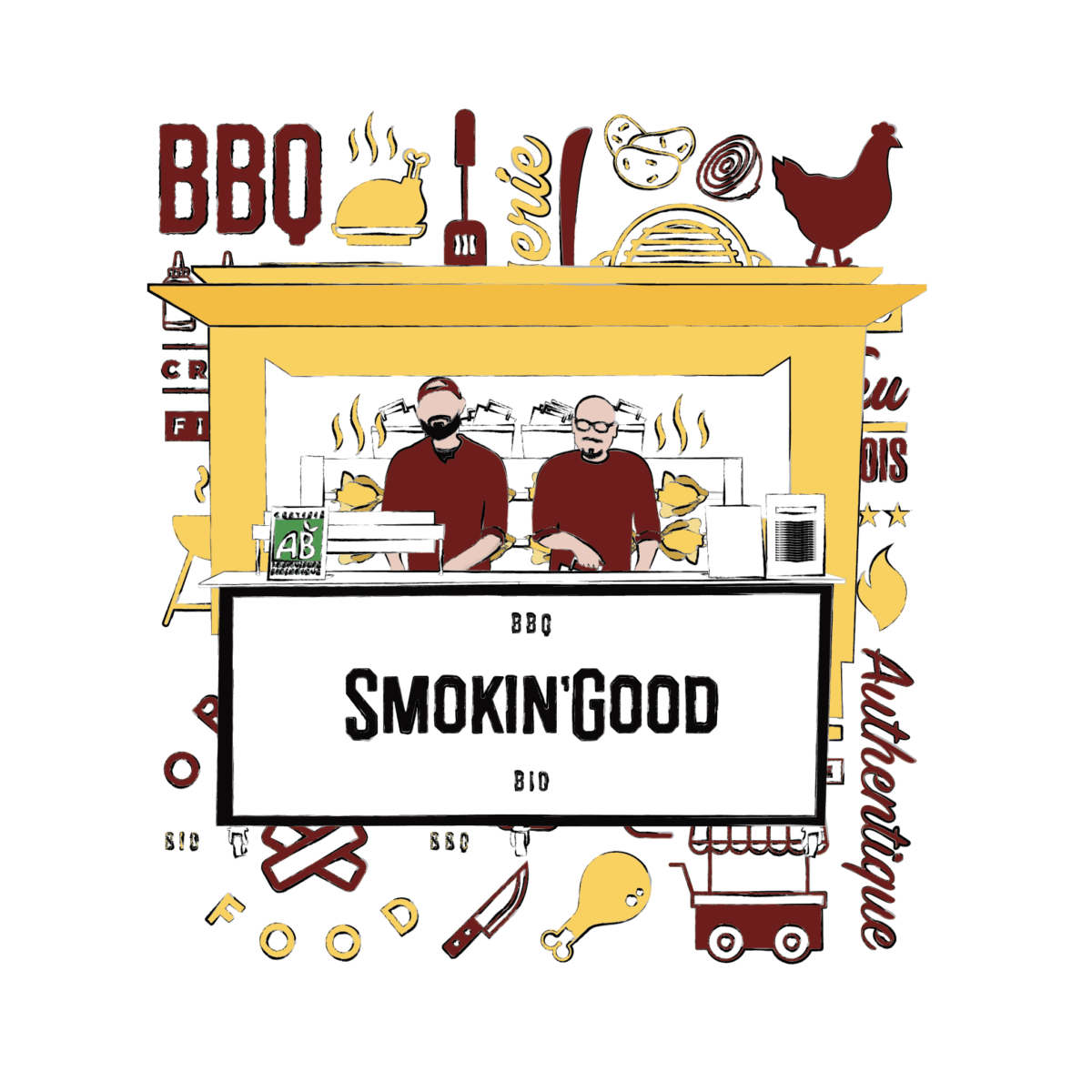 Univers graphique et illustration Smokin'Good